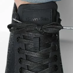 Nouveau 🧨 Baskets Low Top Lace Up Nylon 0645 Black Mono de Calvin Klein 🎉 -France Calvin Klein Soldes 2024 calvin klein 319794 HM0HM00645 00V 20220511T153912 03