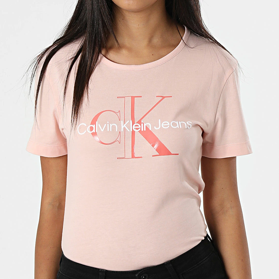 Meilleur prix ✔️ Tee 👕 Shirt Femme 8986 Rose de Calvin Klein 💯 3 Meilleur prix ✔️ Tee 👕 Shirt Femme 8986 Rose de Calvin Klein 💯 – Image 3