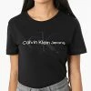 Sortie 🔔 Tee 👕 Shirt Femme 8996 Noir de Calvin Klein 👍
