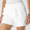 Vente flash ✔️ Short Jogging Femme A Bandes Side Logo Tape 8964 Blanc de Calvin Klein 🧨