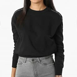 Offres 😉 Sweat Crewneck Femme 8980 Noir de Calvin Klein 🔥 -France Calvin Klein Soldes 2024 calvin klein 321151 J20J218980 BEH 20220531T145622 03