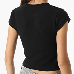 Budget 🥰 Tee 👕 Shirt Femme Crop Slub RIB Fitted 9126 Noir de Calvin Klein 🌟 7 Budget 🥰 Tee 👕 Shirt Femme Crop Slub RIB Fitted 9126 Noir de Calvin Klein 🌟 -France Calvin Klein Soldes 2024 calvin klein 321179 J20J219126 BEH 20220601T160421 04