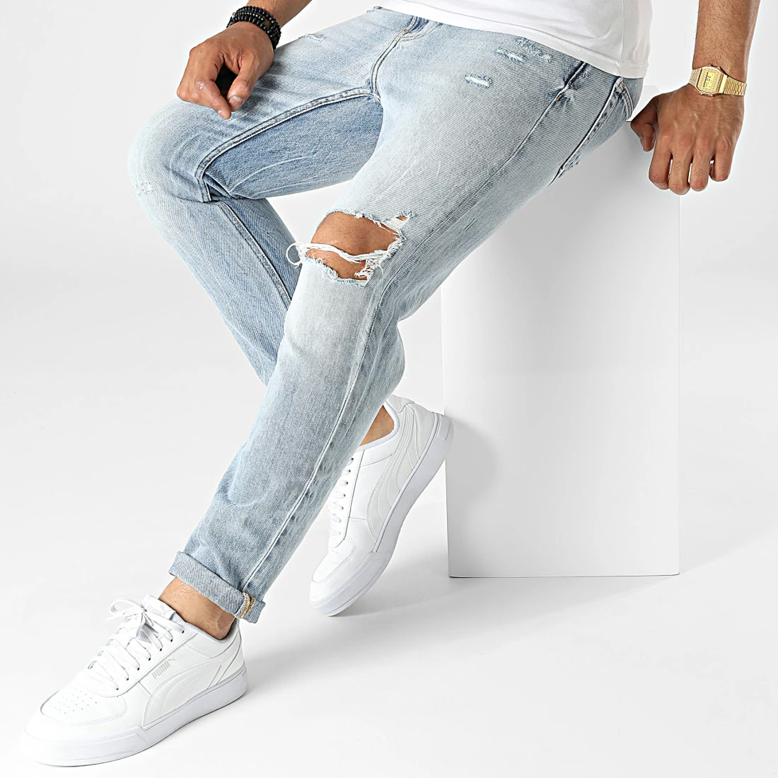 Grosses soldes ⌛ Jean Regular Dad 1115 Bleu Wash de Calvin Klein 😀 3 Grosses soldes ⌛ Jean Regular Dad 1115 Bleu Wash de Calvin Klein 😀 – Image 3
