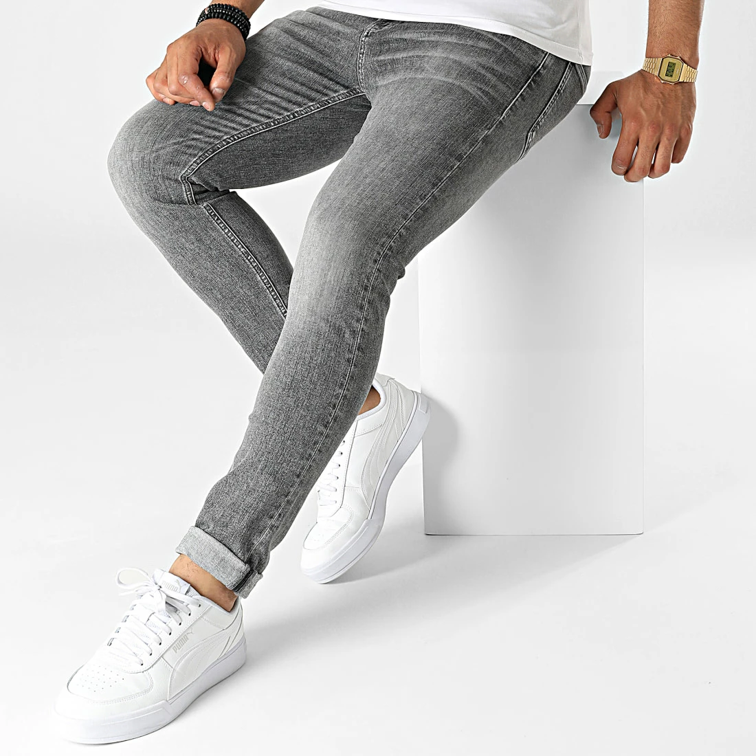 Meilleure affaire 🤩 Jean Skinny 1126 Gris de Calvin Klein 👏 3 Meilleure affaire 🤩 Jean Skinny 1126 Gris de Calvin Klein 👏 – Image 3