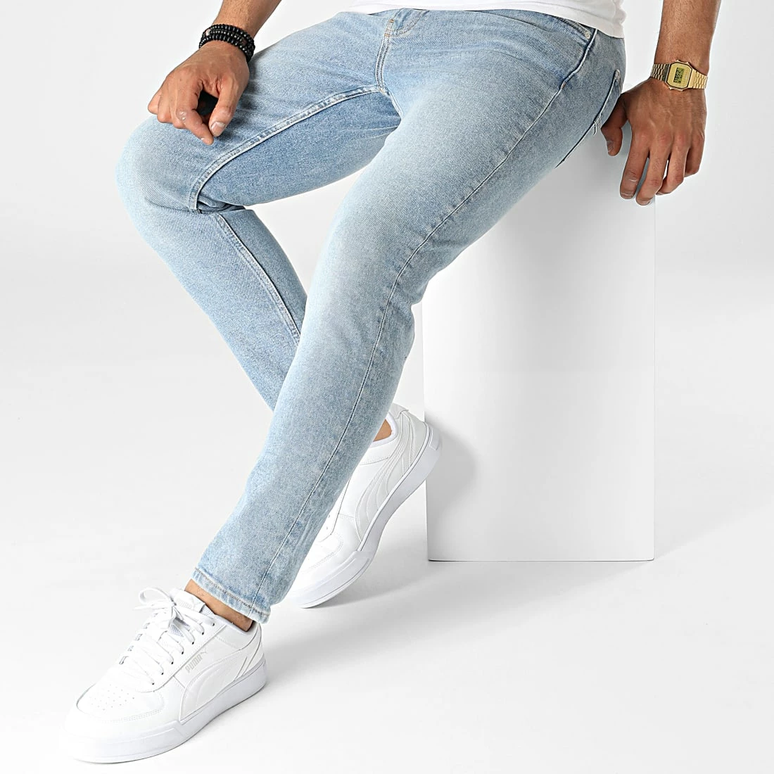 Vente flash 🛒 Jean Regular Dad 1513 Bleu Wash de Calvin Klein ✨ 3 Vente flash 🛒 Jean Regular Dad 1513 Bleu Wash de Calvin Klein ✨ – Image 3