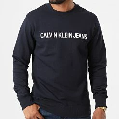 Sortie 🎁 Sweat Crewneck Core Institutional 7757 Bleu Marine de Calvin Klein 👏 6 Sortie 🎁 Sweat Crewneck Core Institutional 7757 Bleu Marine de Calvin Klein 👏 -France Calvin Klein Soldes 2024 calvin klein 322178 J30J307757 402 20220617T154831 03