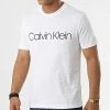 Vente flash 👍 Tee 👕 Shirt Front Logo 4063 Blanc de Calvin Klein ✔️