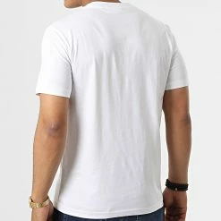 Vente flash 👍 Tee 👕 Shirt Front Logo 4063 Blanc de Calvin Klein ✔️ -France Calvin Klein Soldes 2024 calvin klein 322200 K10K104063 117 20220614T150150 04