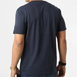 Tout neuf 🔥 Tee 👕 Shirt Front Logo 4063 Bleu Marine de Calvin Klein ⌛ -France Calvin Klein Soldes 2024 calvin klein 322201 K10K104063 407 20220614T150253 04