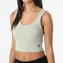 Coupon 😀 Débardeur Femme 9659 Vert Kaki de Calvin Klein 👏 6 Coupon 😀 Débardeur Femme 9659 Vert Kaki de Calvin Klein 👏 -France Calvin Klein Soldes 2024 calvin klein 322236 J20J219659 RB8 20220621T135832 03