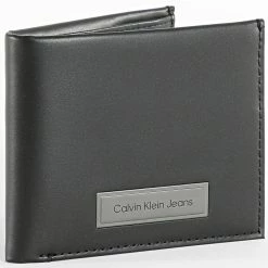 De gros 👏 Portefeuille Institutional Bifold 9504 Noir de Calvin Klein 🌟