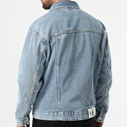 Vente flash 🧨 Veste Jean Regular 90s 1516 Bleu Denim de Calvin Klein ✨ -France Calvin Klein Soldes 2024 calvin klein 322345 J30J321516 1A4 20220617T154708 04
