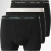 Vente flash 🛒 Lot De 3 Boxers Cotton Stretch U2662G Noir de Calvin Klein 😀