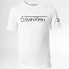 Sortie ⌛ Tee 👚 Shirt Enfant Institutional 1321 Blanc de Calvin Klein 🛒