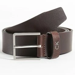 Meilleur prix 👍 Ceinture Formal 0083 Marron de Calvin Klein 💯