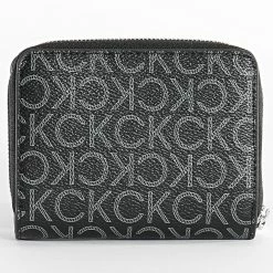 Promo 😀 Portefeuille Femme CK Must 8910 Noir de Calvin Klein 🎉 -France Calvin Klein Soldes 2024 calvin klein 323659 K60K608910 0GJ 20220620T120959 04