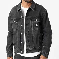 Meilleure vente 🧨 Veste Jean Regular 90S 1003 Noir de Calvin Klein 👏 -France Calvin Klein Soldes 2024 calvin klein 323929 J30J321003 1BY 20220617T162017 03