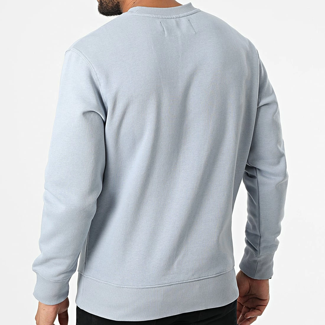 Le moins cher ⭐ Sweat Crewneck Monologo 0837 Bleu Ciel de Calvin Klein 🎉 4 Le moins cher ⭐ Sweat Crewneck Monologo 0837 Bleu Ciel de Calvin Klein 🎉 – Image 4