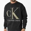 Meilleure affaire 🎁 Sweat Crewneck 0845 Noir de Calvin Klein 🎉