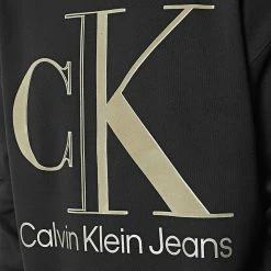 Meilleure affaire 🎁 Sweat Crewneck 0845 Noir de Calvin Klein 🎉 -France Calvin Klein Soldes 2024 calvin klein 324603 J30J320845 BEH 20220623T160747 02