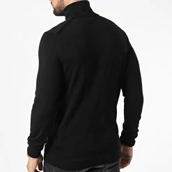 Meilleur prix ⭐ Sweat Col Montant Zippé Superior Wool 9915 Noir de Calvin Klein ✨ -France Calvin Klein Soldes 2024 calvin klein 324936 K10K109915 BEH 20220630T144111 04