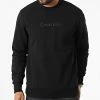 Promo 😉 Sweat Crewneck Modern Front Logo 9692 Noir de Calvin Klein ✨