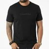 Meilleur prix 🛒 Tee 👕 Shirt Modern Front Logo 9802 Noir de Calvin Klein 🌟