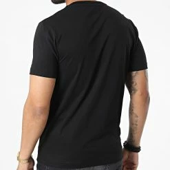 Meilleur prix 🛒 Tee 👕 Shirt Modern Front Logo 9802 Noir de Calvin Klein 🌟 -France Calvin Klein Soldes 2024 calvin klein 325035 K10K109802 BEH 20220630T143940 04