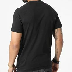 Grosses soldes 😍 Tee 👕 Shirt A Bandes Elevated Logo 9796 Noir de Calvin Klein ⭐ -France Calvin Klein Soldes 2024 calvin klein 325042 K10K109796 BEH 20220630T144027 04