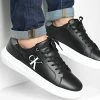 Remise ✨ Baskets Chunky Cupsole Lace Up 0536 Black Silver de Calvin Klein 🌟