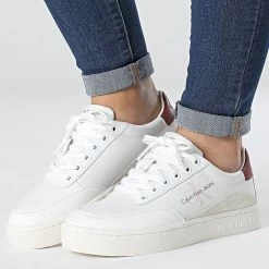 Top 10 🔔 Baskets Femme Classic Cupsole 0699 Bright White Terracotta de Calvin Klein 🛒