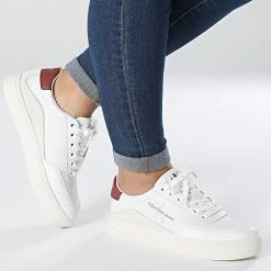 Top 10 🔔 Baskets Femme Classic Cupsole 0699 Bright White Terracotta de Calvin Klein 🛒 -France Calvin Klein Soldes 2024 calvin klein 325830 YW0YW00699 0LG 20220727T155451 03