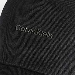 Nouveau 👏 Casquette Femme CK Must Metal Lettering 9602 Noir de Calvin Klein ❤️ -France Calvin Klein Soldes 2024 calvin klein 326694 K60K609602 BAX 20220704T162047 02