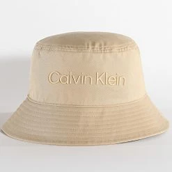 Promo 🧨 Bob Technical Logo 9207 Beige de Calvin Klein 😀 -France Calvin Klein Soldes 2024 calvin klein 326885 K50K509207 ACE 20220712T153159 03