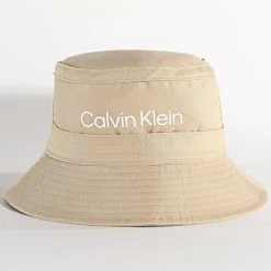 Promo 🧨 Bob Technical Logo 9207 Beige de Calvin Klein 😀 -France Calvin Klein Soldes 2024 calvin klein 326885 K50K509207 ACE 20220712T153200 04