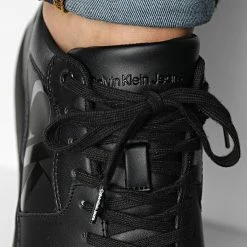 Nouveau 🥰 Baskets Cupsole Lace Up Low Poly 0428 Black de Calvin Klein ⌛ -France Calvin Klein Soldes 2024 calvin klein 326999 YM0YM00428 0GL 20220705T150619 03