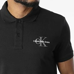 Promo 🥰 Polo Manches Courtes 0889 Noir de Calvin Klein 🔔 -France Calvin Klein Soldes 2024 calvin klein 327163 J30J320889 BEH 20220708T150617 02