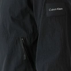 Sortie 😀 Veste Col Zippé Capuche Crinkle Nylon 8627 Noir de Calvin Klein 👍 -France Calvin Klein Soldes 2024 calvin klein 327334 K10K108627 BEH 20220708T155518 02