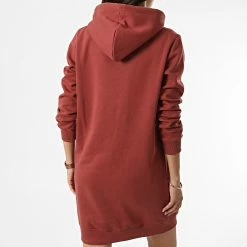 Budget 🔥 Robe Sweat Capuche Femme Monogram 9930 Brique de Calvin Klein 😀 -France Calvin Klein Soldes 2024 calvin klein 327385 J20J219930 XLN 20220719T142637 04