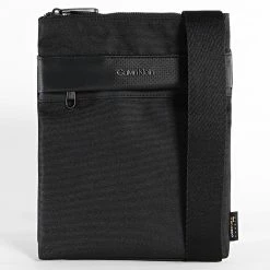 Nouveau ⌛ Sacoche Remote Flatpack 9588 Noir de Calvin Klein 🌟