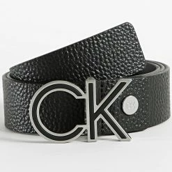 Top 10 ✨ Ceinture CK Metal Inlay Adjustable 9752 Noir de Calvin Klein ✨