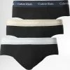 Sortie 🤩 Lot De 3 Slips U2661G Noir de Calvin Klein ⌛