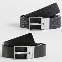 Meilleure vente 💯 Ceinture Réversible Adjustable Slim Loop 9567 Noir de Calvin Klein 🤩