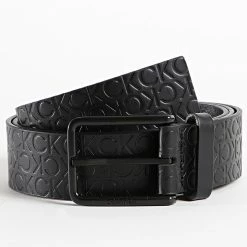 Meilleur prix 🔥 Ceinture Warmth Embossed 9653 Noir de Calvin Klein ⌛
