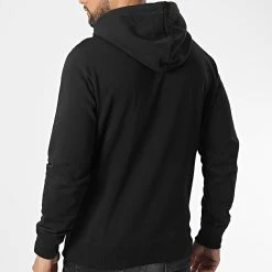 Offres 🥰 Sweat Capuche Seasonal Monogram 0805 Noir de Calvin Klein ⭐ -France Calvin Klein Soldes 2024 calvin klein 328272 J30J320805 0GM 20220719T140305 04
