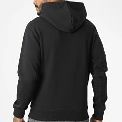 Remise ⭐ Sweat Capuche Seasonal Monogram 0805 Noir de Calvin Klein 💯 -France Calvin Klein Soldes 2024 calvin klein 328275 J30J320805 0GP 20220719T155521 04