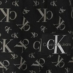 Top 10 💯 Tee 👚 Shirt Enfant Monogram Grid 1476 Noir de Calvin Klein 😍 -France Calvin Klein Soldes 2024 calvin klein 328293 IB0IB01476 0GL 20220728T090943 02