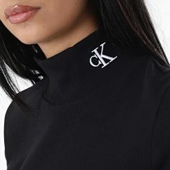 Meilleur prix 🔥 Tee 👚 Shirt Manches Longues Slim Femme 0478 Noir de Calvin Klein 👍 5 Meilleur prix 🔥 Tee 👚 Shirt Manches Longues Slim Femme 0478 Noir de Calvin Klein 👍 -France Calvin Klein Soldes 2024 calvin klein 328302 J20J219892 BEH 20220803T161128 02