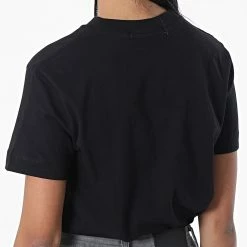 Bon marché 🤩 Tee 👕 Shirt Femme Shrunken Institutional 9918 Noir de Calvin Klein 👏 -France Calvin Klein Soldes 2024 calvin klein 328307 J20J219918 0GM 20220803T160535 04