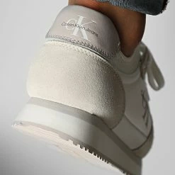 Sortie 😉 Baskets Runner Sock Lace Up 0553 Bright White de Calvin Klein 😀 -France Calvin Klein Soldes 2024 calvin klein 328578 YM0YM00553 YAF 20220727T152954 04